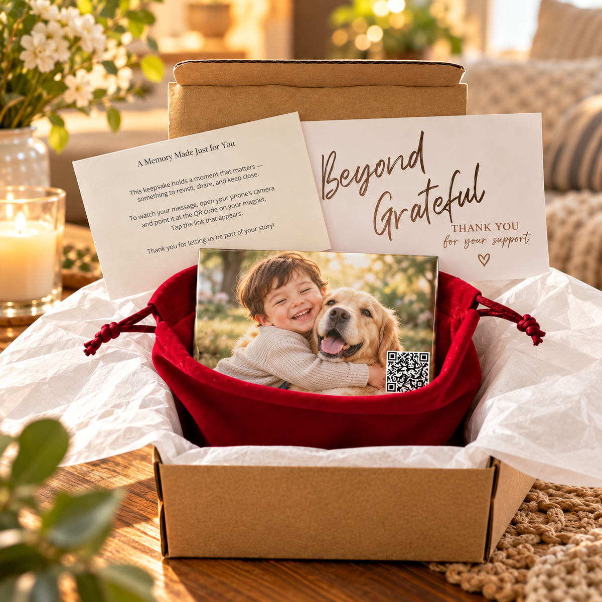 Voice Keepsake – Signature Photo Magnet