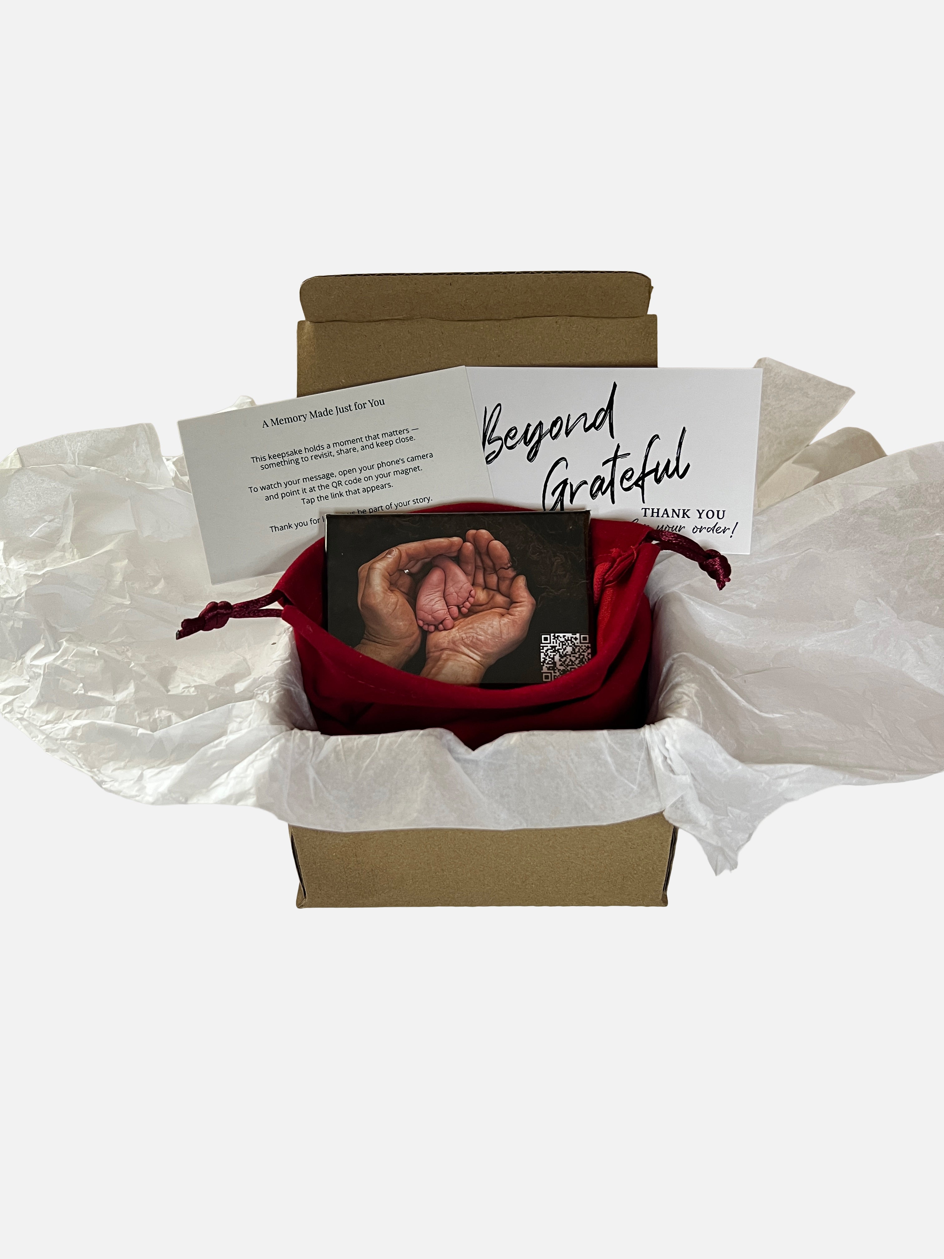 Voice Keepsake – Signature Photo Magnet