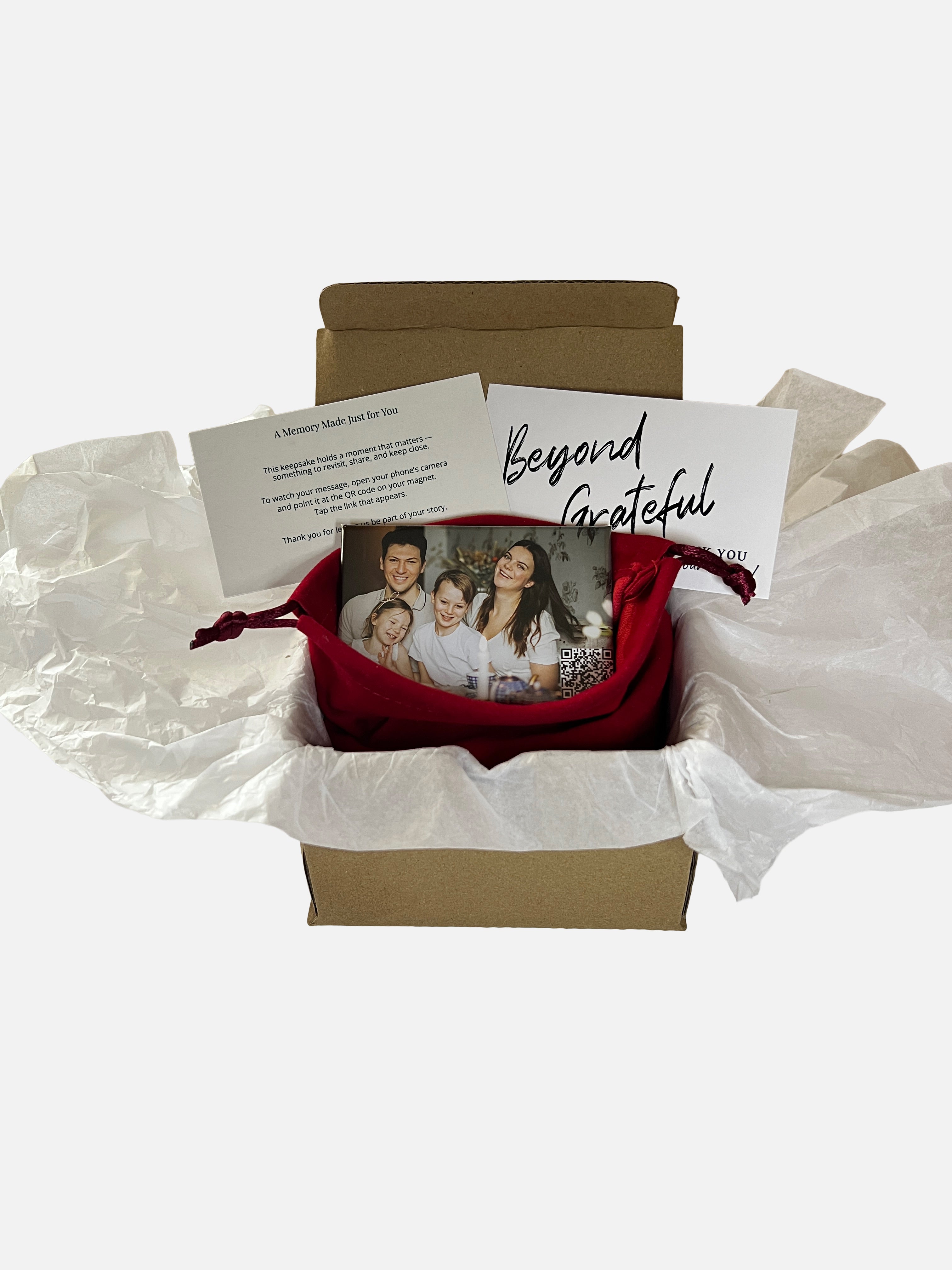 Voice Keepsake – Signature Photo Magnet