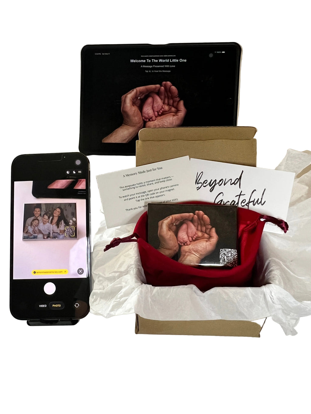 Voice Keepsake – Signature Photo Magnet