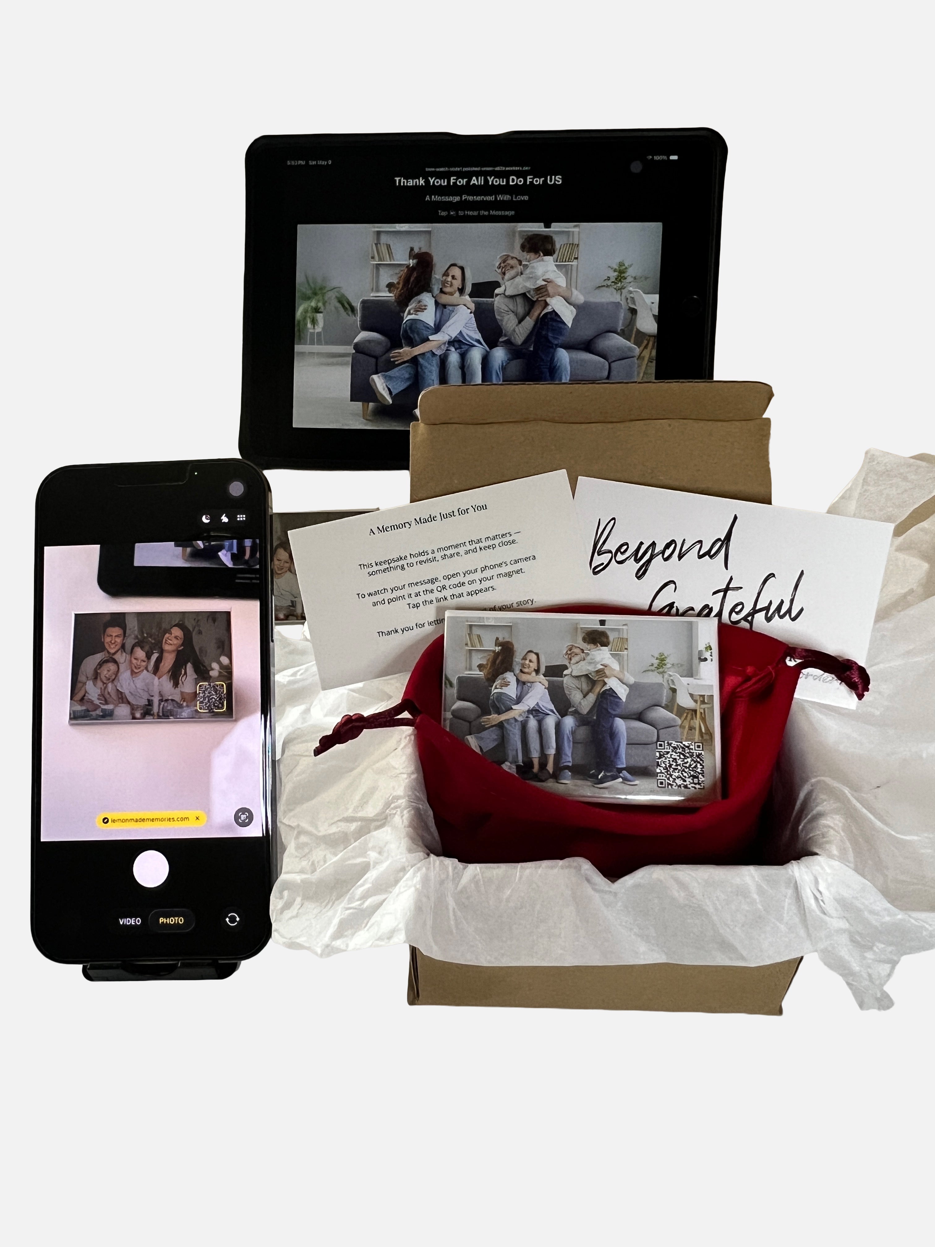 Voice Keepsake – Signature Photo Magnet