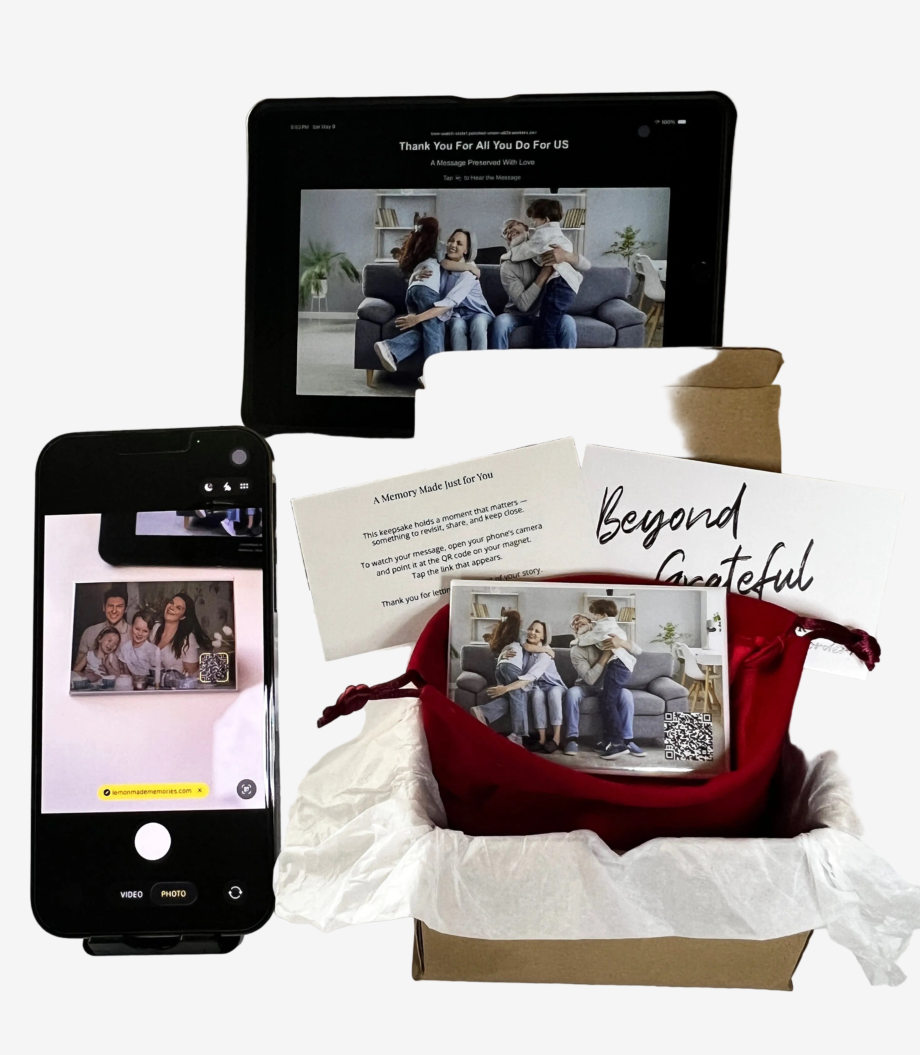 Voice Keepsake – Signature Photo Magnet