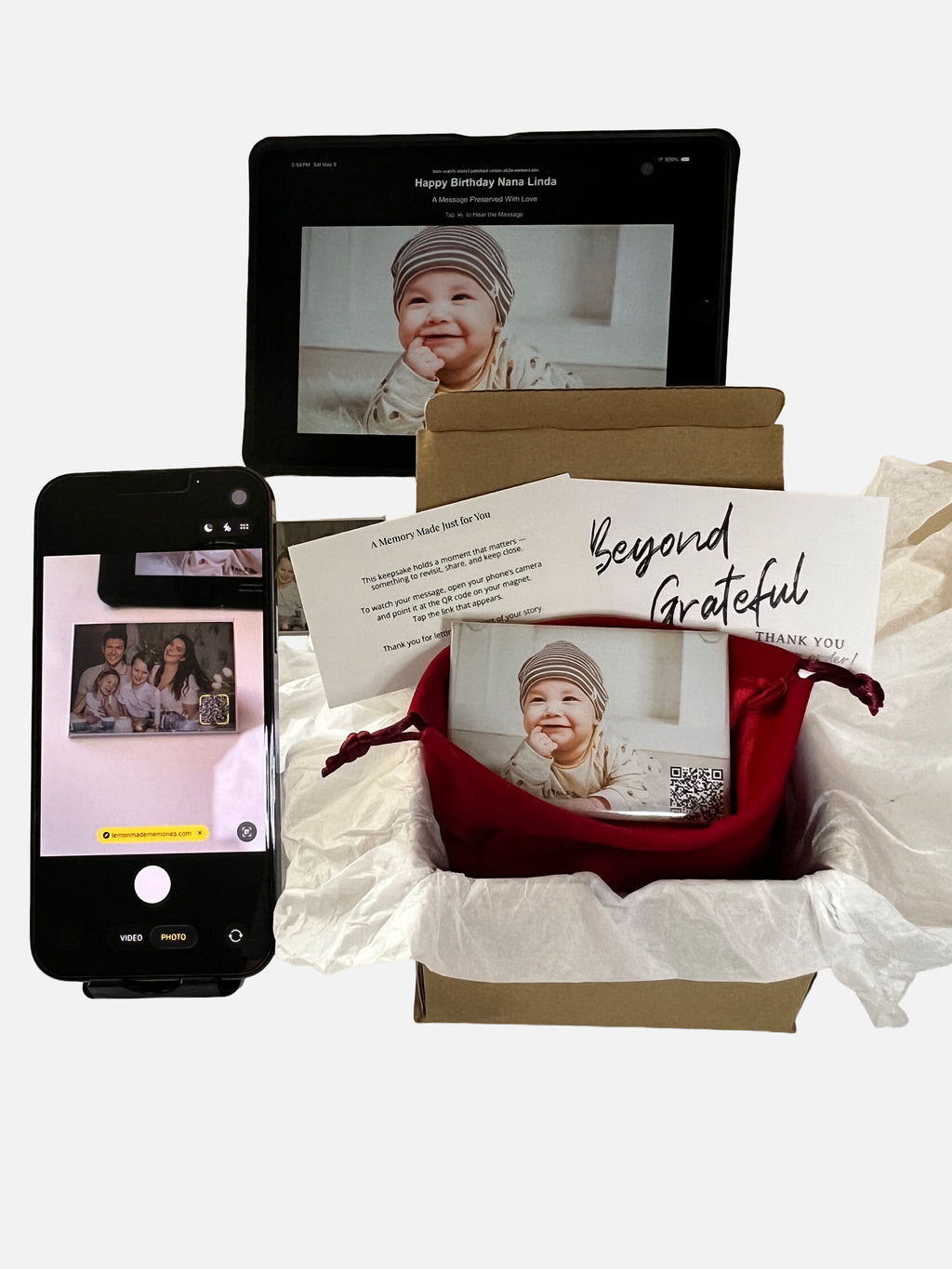 Voice Keepsake – Signature Photo Magnet
