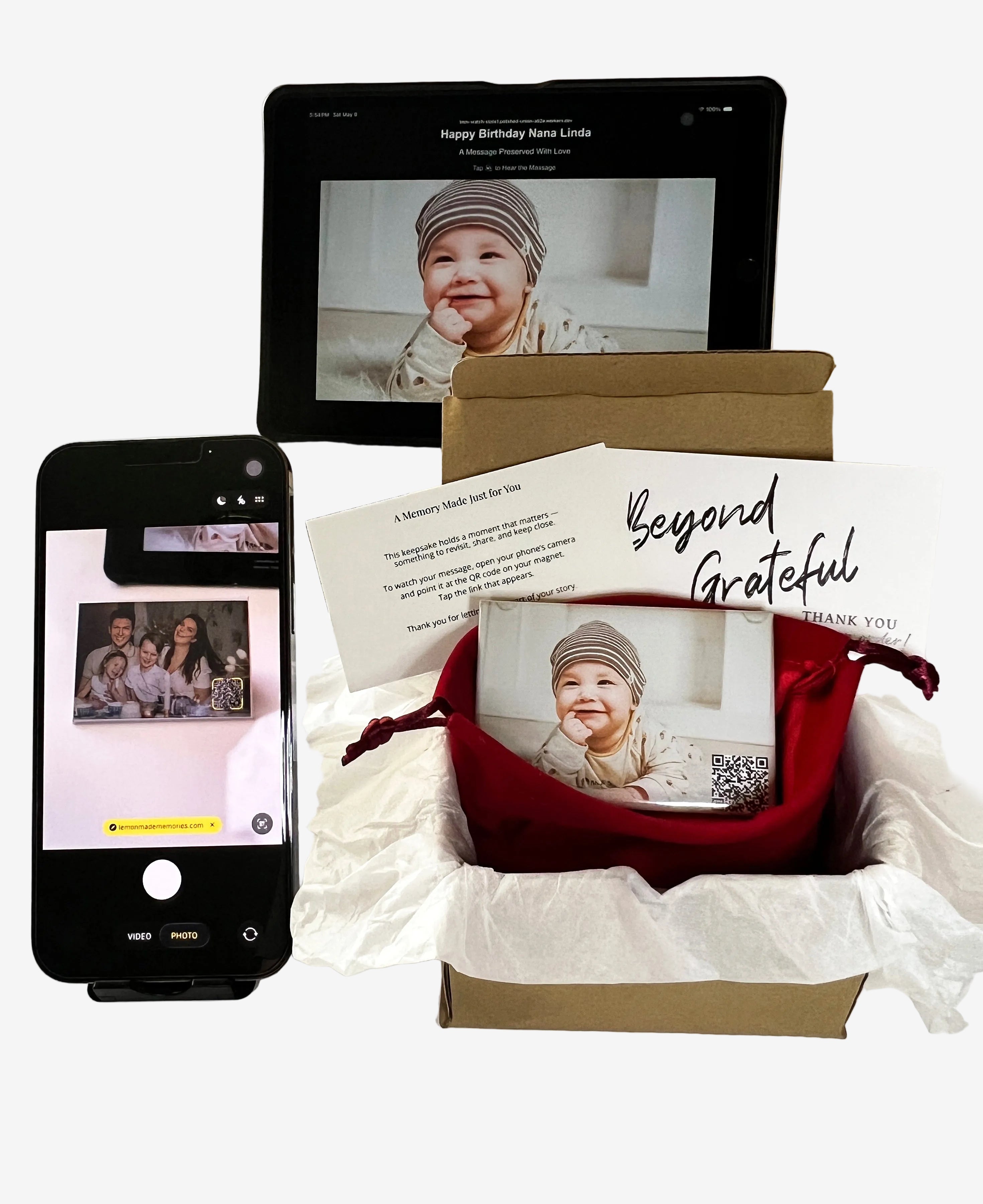 Voice Keepsake – Signature Photo Magnet