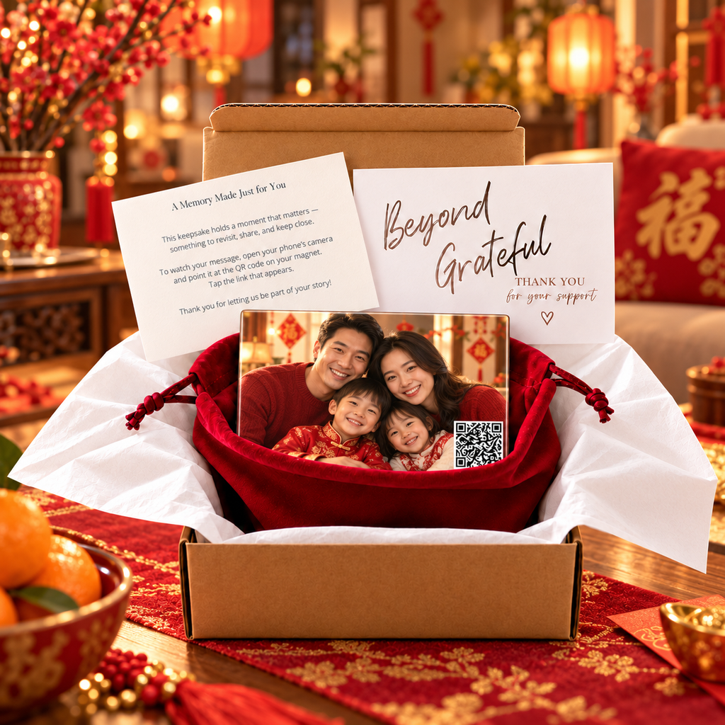 Voice Keepsake – Signature Photo Magnet